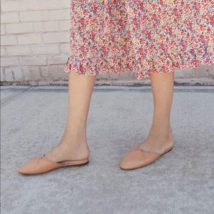 Loeffler Randall Paola flats - sz 8 - caramel color